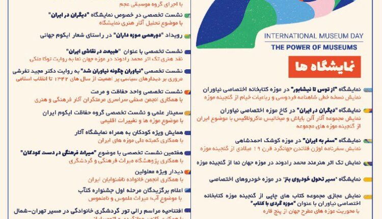 نمایشگاه ها و برنامه های مجموعه نیاوران