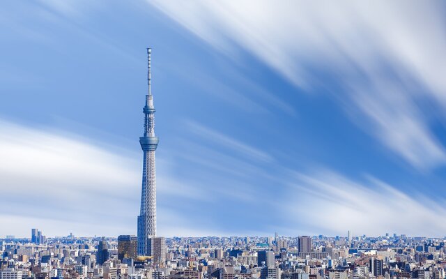 برج دزخت آسمان توکیو